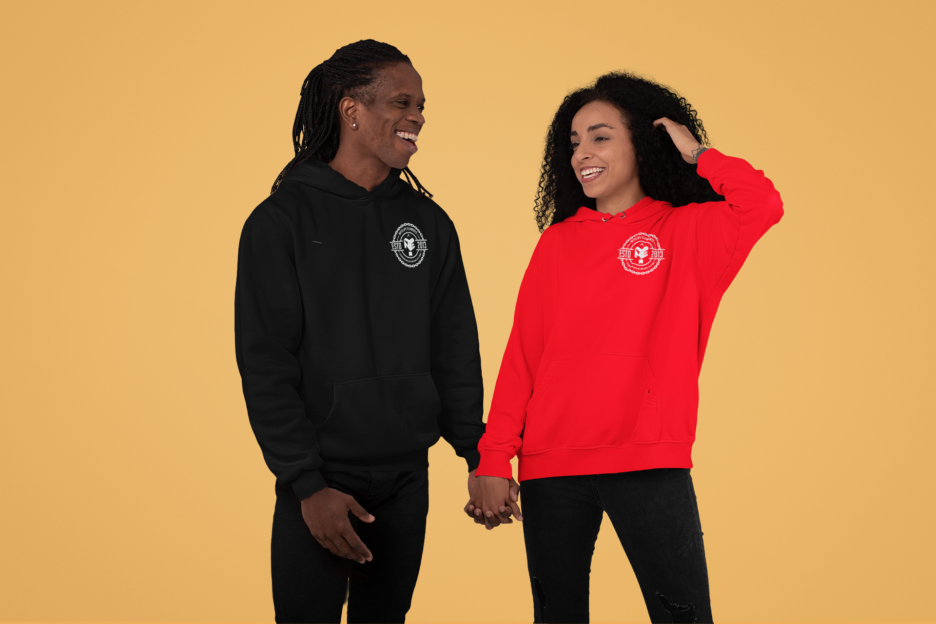 "Nightlife Elements" Embroidered Unisex Heavy Blend Hoodie